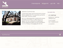 Tablet Screenshot of jfpinvest.dk